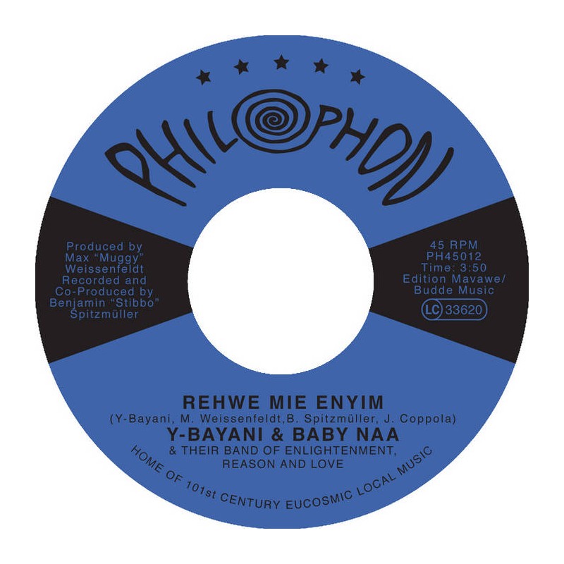Y-Bayani & Baby Naa And The Band of Enlightenment, Reason & Love - Rehwe Mie Enyim (7")