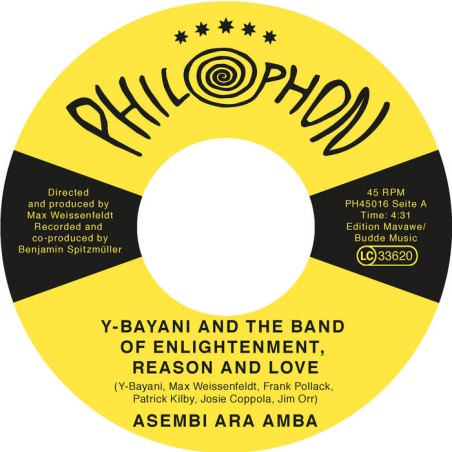 Y-Bayani & Baby Naa And The Band of Enlightenment, Reason & Love - Asembi Ara Amba (7")
