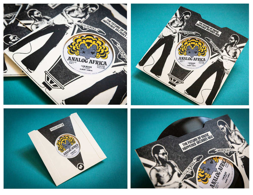 Side A: I Am Black (Albert Nadeau) Side B: Forward Ever (Brother Mudada) by Analog Africa